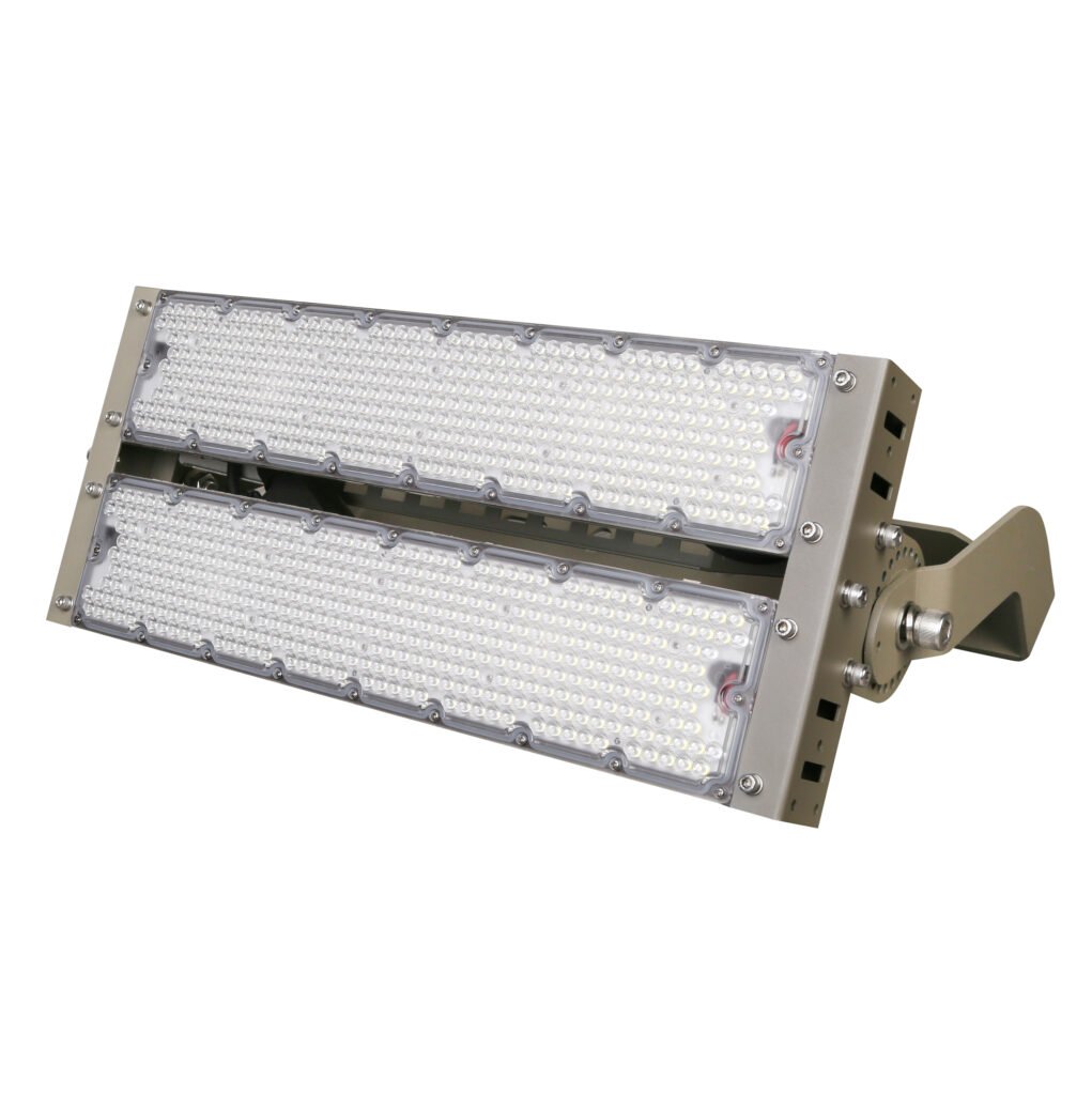 MVS-FL500A 500W modular LED floodlight with high-lumen output for stadium and industrial lighting