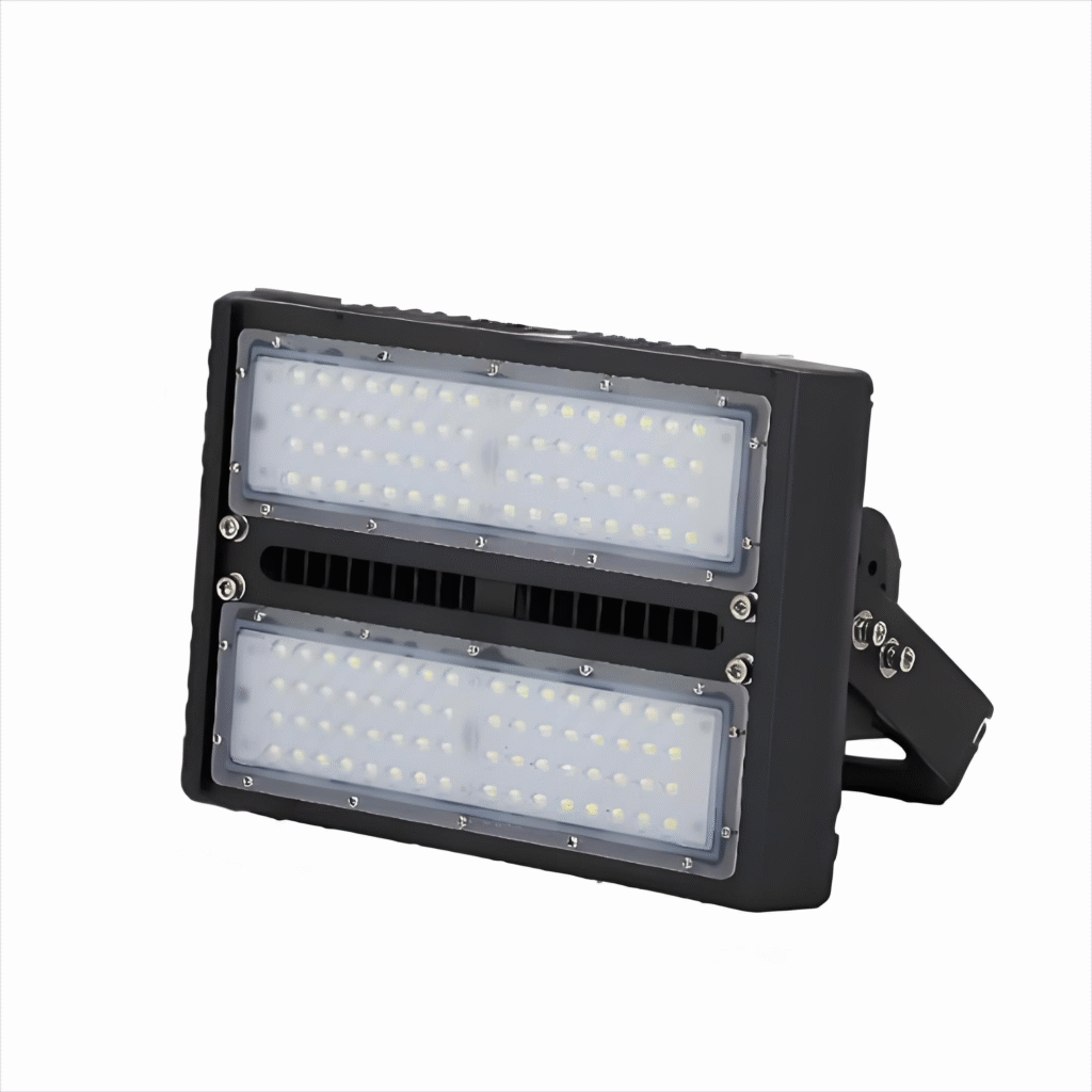 100W modular LED floodlight with dual-lens design