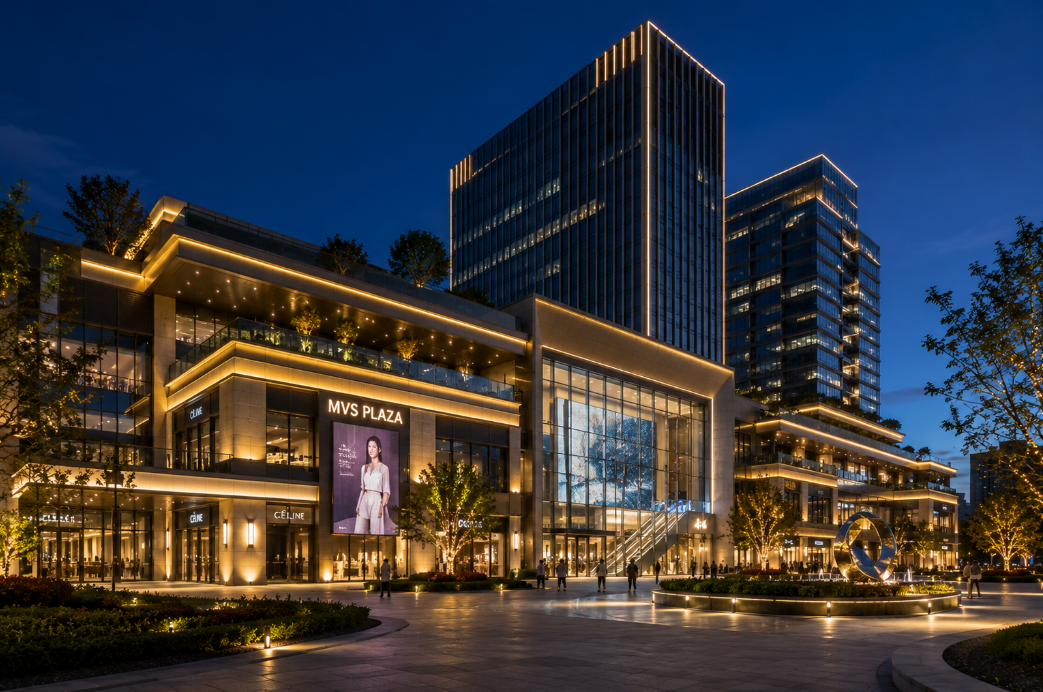 Commercial complex lighting project
