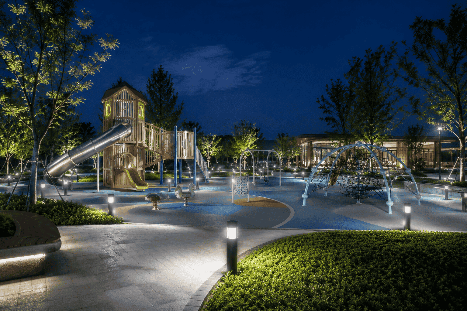 Hotel parking area lighting application